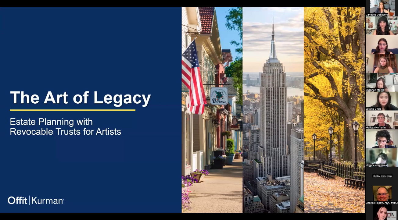 event screenshot estate planning